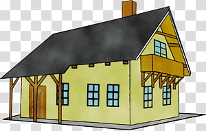 roof house property home cottage, Watercolor, Paint, Wet Ink, Real Estate, Building, Architecture, Hut transparent background PNG clipart thumbnail