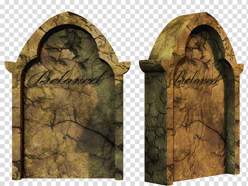 Grave , two brown graves transparent background PNG clipart