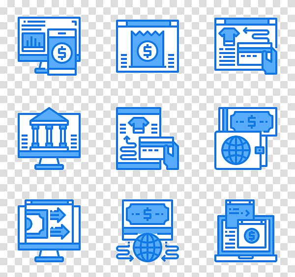 Cartoon Computer, Button, Computer Font, Data, Computer Data Storage, Blue, Text, Line transparent background PNG clipart