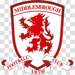 Team Logos,  Middlesbrogh Football Club badge transparent background PNG clipart