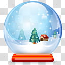red and blue snowball graphic transparent background PNG clipart