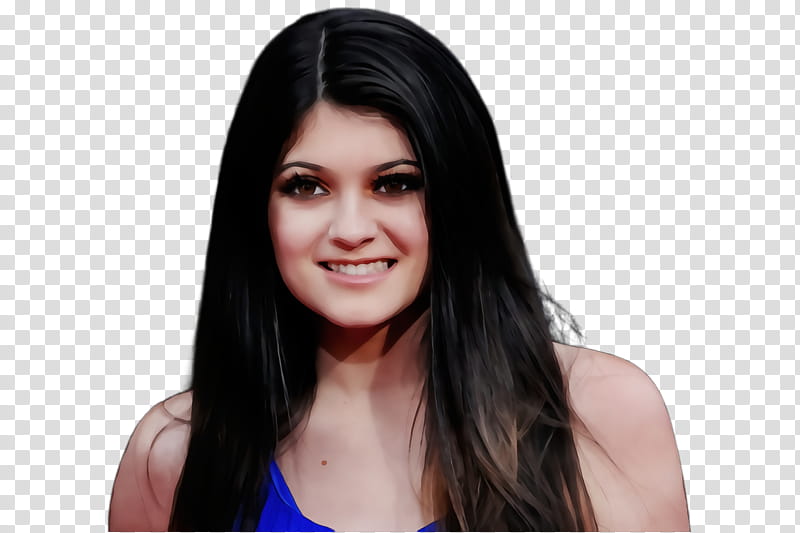 Hair, Watercolor, Paint, Wet Ink, Mackenzie Dern, Ufc 222, Black Hair, Submission transparent background PNG clipart