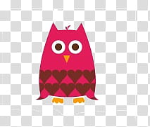 Super , white and pink owl character illustration transparent background PNG clipart