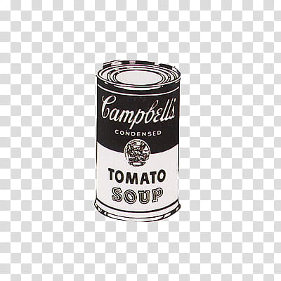 , Campbell's tomato soup can transparent background PNG clipart