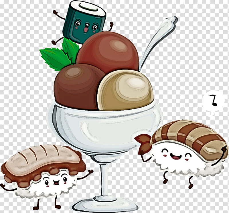 Ice cream, Cartoon, Food, Frozen Dessert, Chocolate, Dairy, Egg transparent background PNG clipart