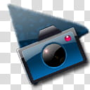 CP For Object Dock, black and blue camera illustration transparent background PNG clipart