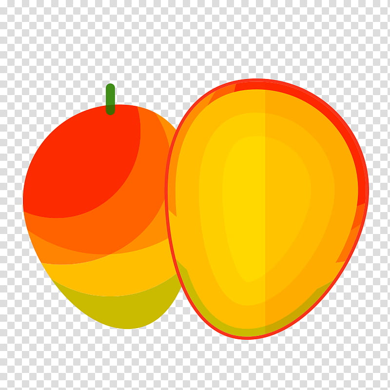 Apple, Fruit, Flat Design, Mangifera Indica, Color, Orange, Yellow, Food transparent background PNG clipart