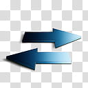 pulse , blue left and right arrow signage transparent background PNG clipart