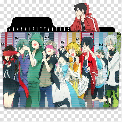 Mekakucity Actors png images