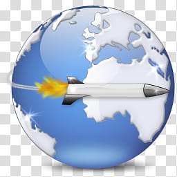 Release Shining Z , white rocket flying around the globe transparent background PNG clipart