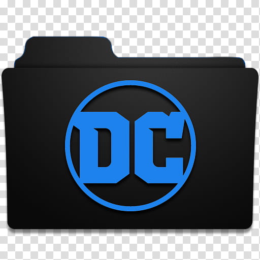New DC Logo Folder Icon , DC, DC game folder transparent background PNG clipart
