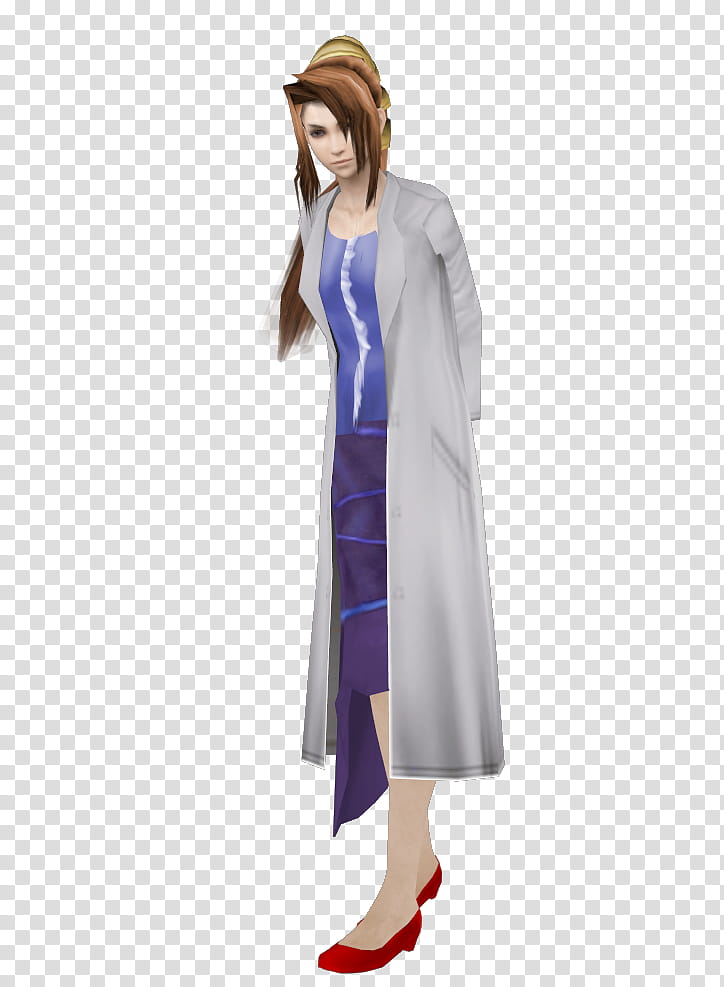 Coat, Dirge Of Cerberus Final Fantasy VII, Lucrecia Crescent, Crisis Core Final Fantasy VII, Aerith Gainsborough, Model, Dress, Costume transparent background PNG clipart