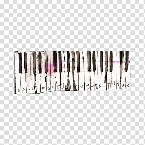 , white and black piano keys painting transparent background PNG clipart