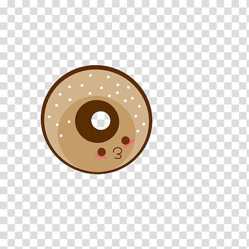 Dona cute, gray doughnut sticker transparent background PNG clipart