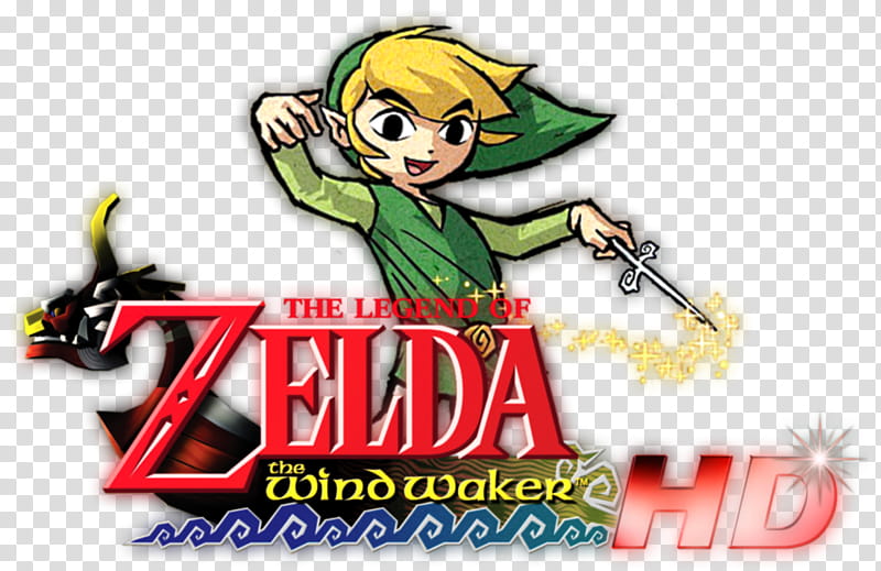 The Legend of Zelda The Wind Waker HD Logo, The Legend of Zelda The Wind Maker transparent background PNG clipart