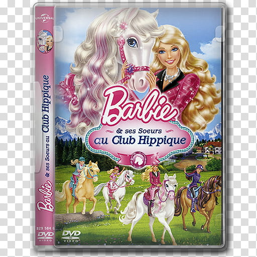 DvD Case Icon Special , Barbie au Club Hippique DvD Case transparent background PNG clipart