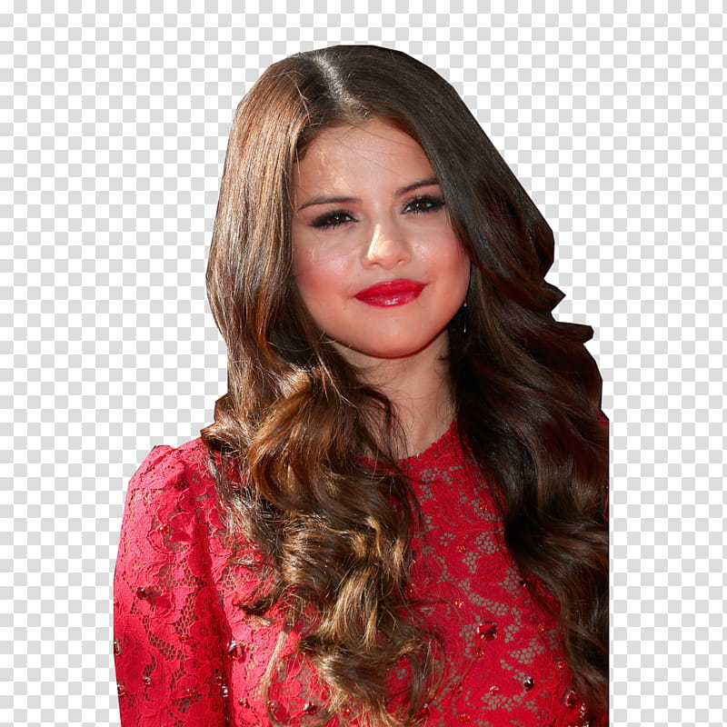 Selena gomez rojo transparent background PNG clipart