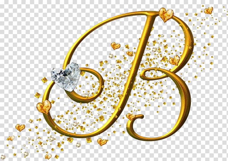 gold-colored letter b illustration transparent background PNG clipart