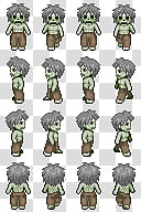 Zombie Sprite  for RPG Maker XP transparent background PNG clipart