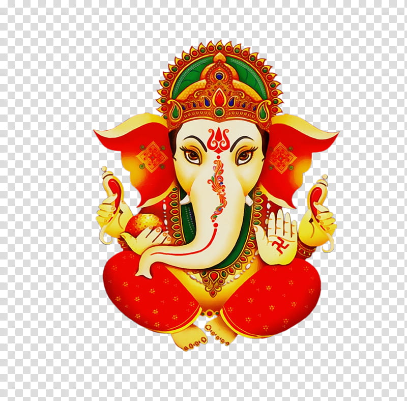 Mice Clipart Ganesh - Easy Drawing Of Krishna With Colour, HD Png Download  - kindpng