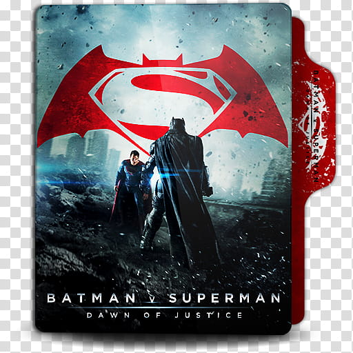 Batman vs Superman  folder icon, Batman.vs.Superman.Dawn.of.the.Justice. () transparent background PNG clipart