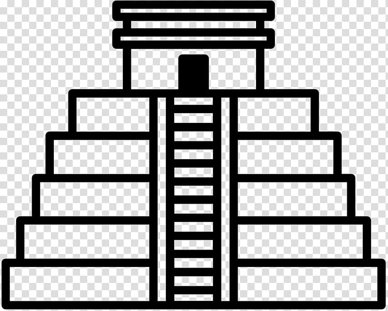 Creative, Temple, Symbol, Maya Civilization, Stairs, Line, Rectangle, Diagram transparent background PNG clipart