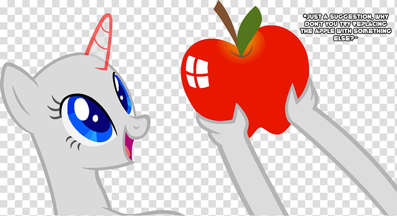 Base I like that apple, My Little Pony character illustration transparent background PNG clipart