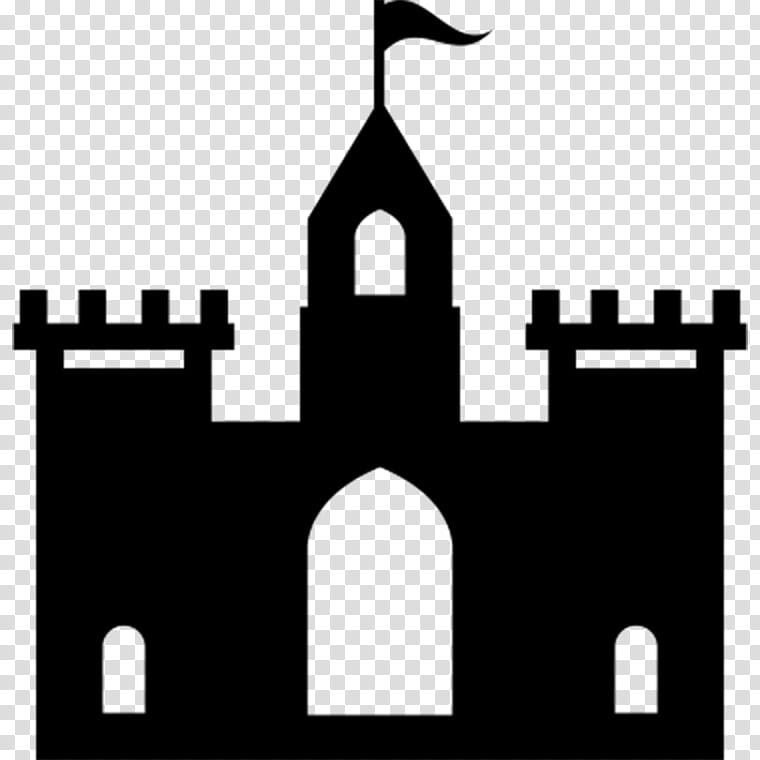 Castle, Fortification, Line, Silhouette, Logo transparent background PNG clipart