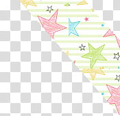 Cosas para tu marca de agua, white and multicolored striped star print corner frame illustration transparent background PNG clipart
