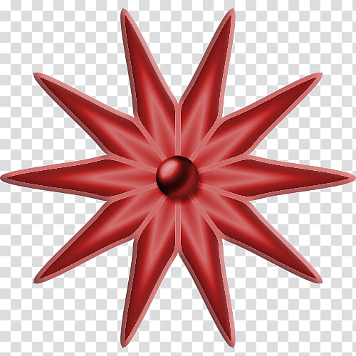 Decorative flowerses in, red star flower art transparent background PNG clipart