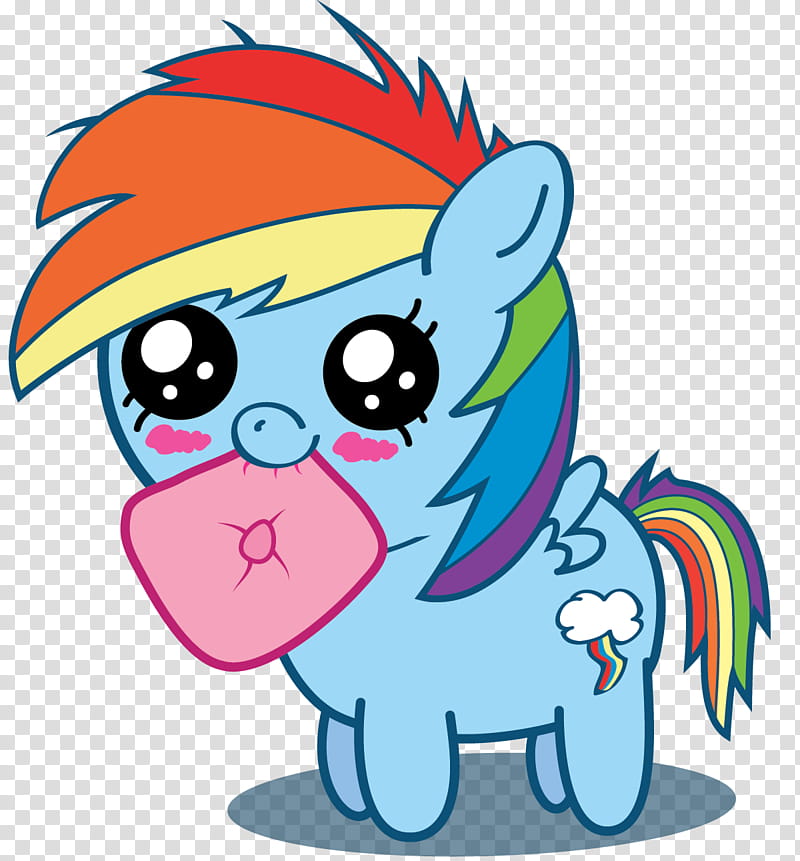 blue and multicolored My Little Pony character illustration transparent background PNG clipart