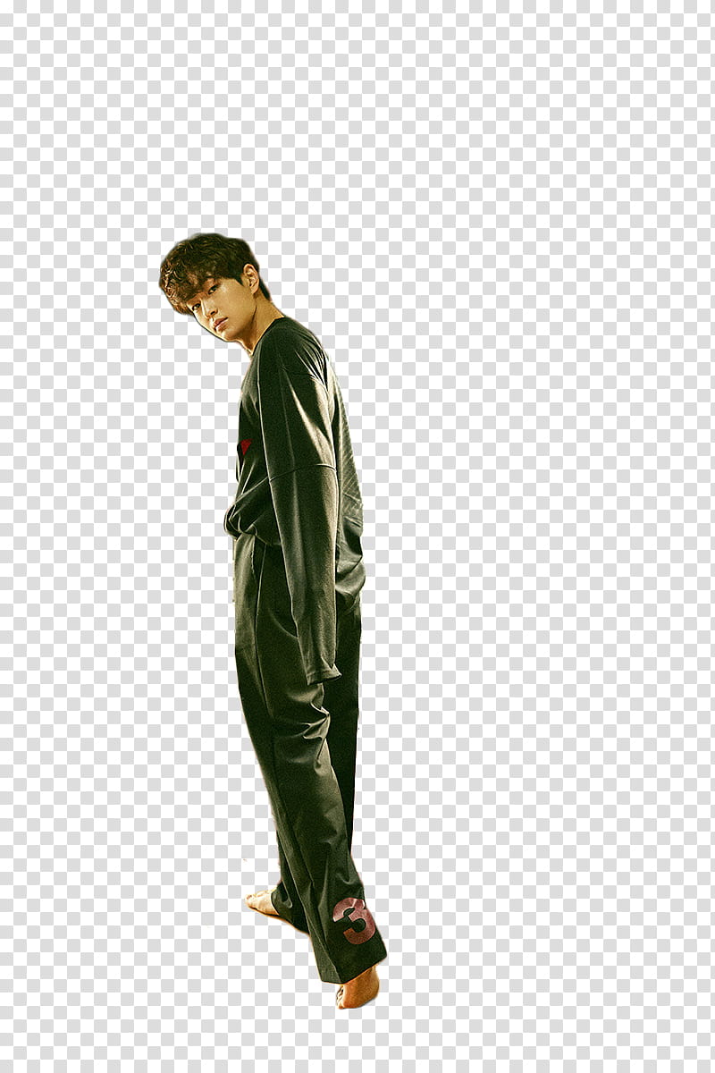 SHINee and , man wearing green suit transparent background PNG clipart