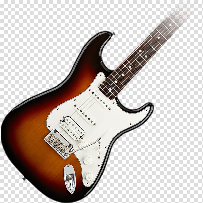 FENDER Stratocaster American Standard RW, FENDER Stratocaster American Standard RW Sunburst (SFUM) transparent background PNG clipart