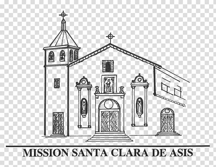 Medieval, Spanish Missions In California, El Camino Real, Floor Plan, California 4th Grade Mission Project, History, Santa Clara, Landmark transparent background PNG clipart