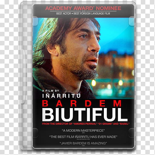 Movie Icon Mega , Biutiful, Bardem Biutiful movie case transparent background PNG clipart