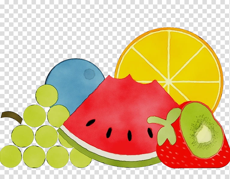 Watermelon, Watercolor, Paint, Wet Ink, Fruit, Plant, Food, Grapefruit transparent background PNG clipart