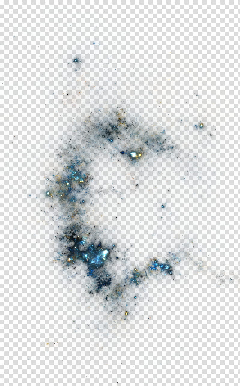 Fractal Nebulae , blue and red abstract painting transparent background PNG clipart
