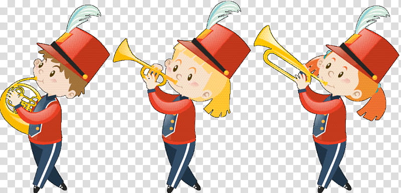 Cartoon School, Musical Ensemble, Musical Instruments, Musical Theatre, Banda Music, French Horns, School Band, Cartoon transparent background PNG clipart