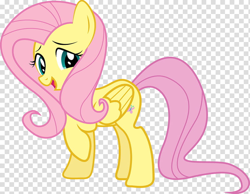 Cuddleshy Re Upload, yellow and pink Little Pony illustration transparent background PNG clipart