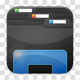 Quadrat icons, explorer, black file organizer transparent background PNG clipart