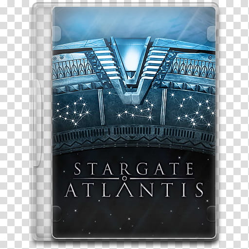 TV Show Icon , StarGate, Atlantis , Stargate Atlantis DVD case transparent background PNG clipart