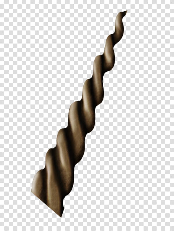 Wooden Unicorn Horn, black metal tool art transparent background PNG clipart