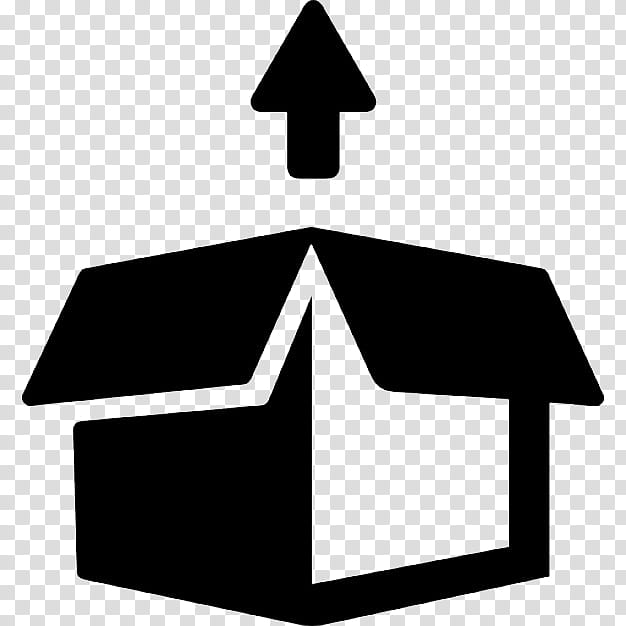 Box Arrow, Cardboard Box, Symbol, Line, Logo, Sign, Signage, Triangle transparent background PNG clipart
