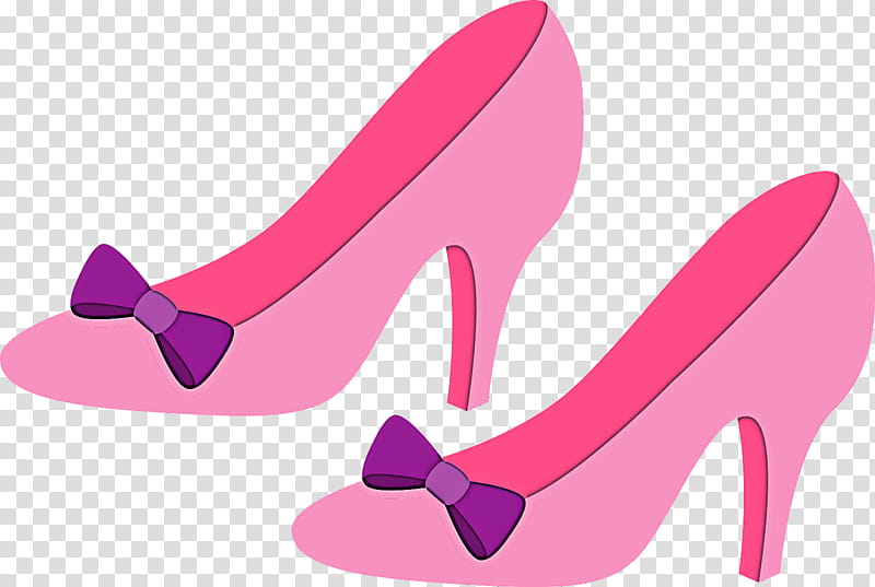 footwear high heels pink magenta shoe, Purple, Basic Pump, Violet, Court Shoe, Lilac, Leg transparent background PNG clipart