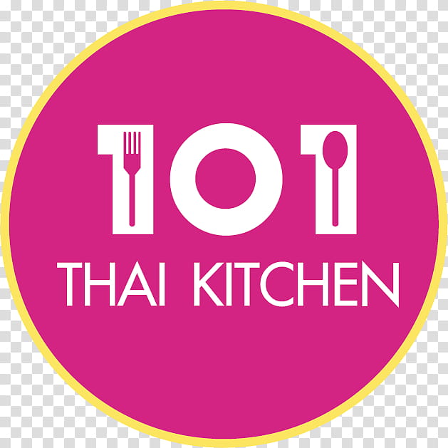 London, 101 Thai Kitchen, Logo, Thai Cuisine, Restaurant, Cooking, Food, Whippedcream Charger transparent background PNG clipart