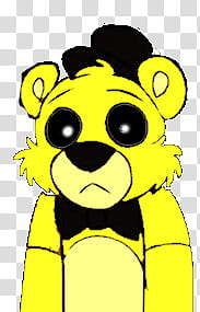 (FANMADE) Golden Freddy (For Tony Crynight) transparent background PNG clipart