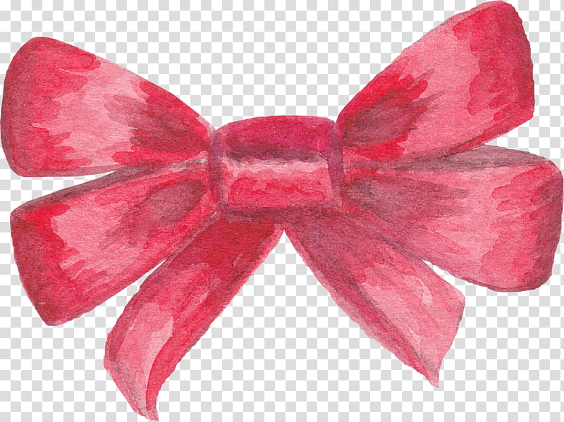 Red Background Ribbon, Watercolor Painting, Shoelace Knot, Gift, Pink, Petal, Magenta, Butterfly transparent background PNG clipart