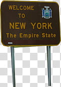 hellophil , welcome to New York Empire State sign transparent background PNG clipart
