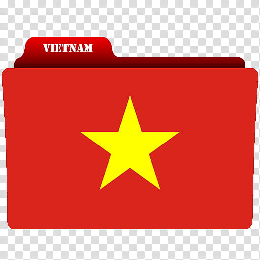 FLAGS Countries Folder Icons, Vietnam transparent background PNG clipart