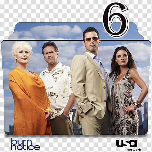 Burn Notice series and season folder icons, Burn Notice S ( transparent background PNG clipart